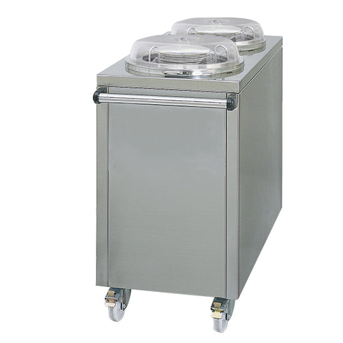 Chariot à Distributeur D'Assiettes Chauffé Pour 2X 50 Assiettes Ø260-320 Mm, 5001O