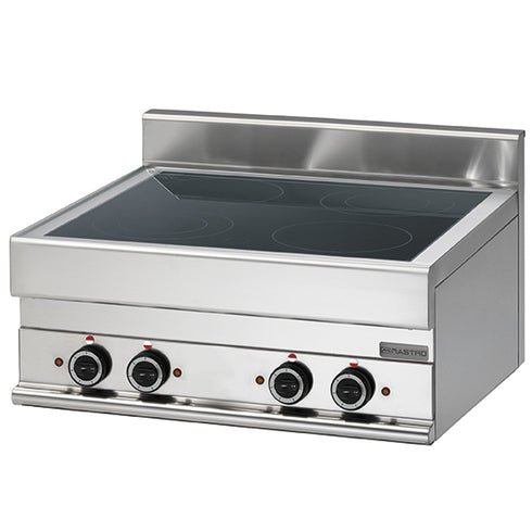 Plan De Cuisson Électrique En Vitrocéramique, 4 Plaques, 6570PVE