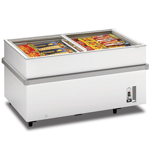 Congélateur Bahut De Supermarché Avec Couvercles Coulissantes En Verre, -18°/-25°C, 597 Litres, 750CHVV