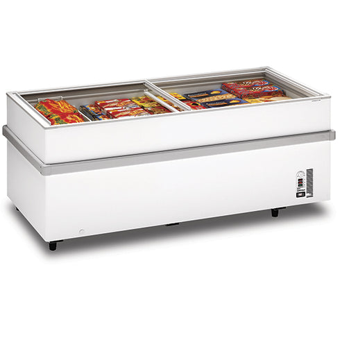 Congélateur Bahut De Supermarché Avec Couvercles Coulissantes En Verre, -18°/-25°C, 839 Litres, 900CHVV