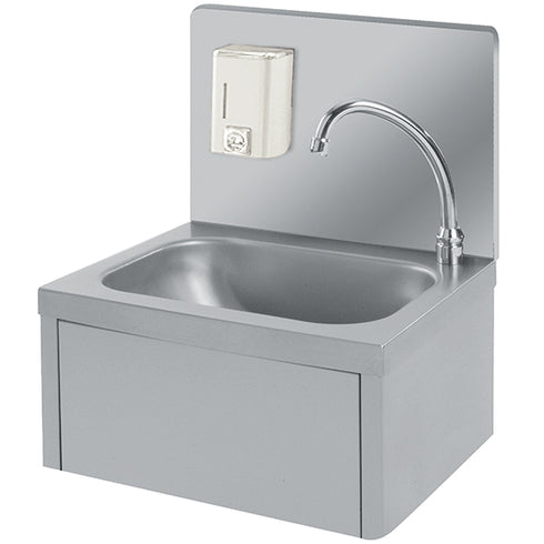 Lave-Mains Mural Avec Commande à Genou Et Distributeur De Savon, 9029G