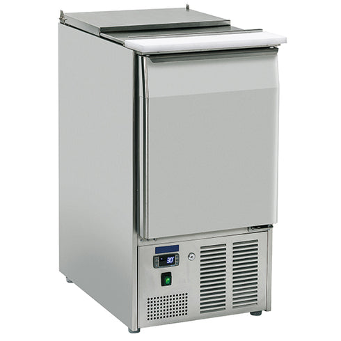 Saladette Avec 1 Porte Gn 1/1 Et Couvercle, 3X Gn 1/3 H=150 Mm, 0°/+8°C, 9788C