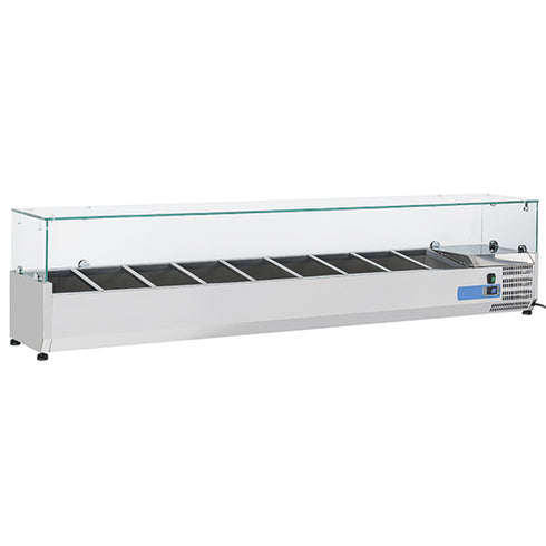 Superstructure Réfrigérée 10X Gn 1/4 H=150 Mm, +2°/+8°C, 9969CV