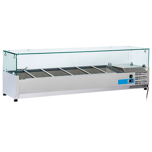 Superstructure Réfrigérée 6X Gn 1/4 H=150 Mm, +2°/+8°C, 9970CV