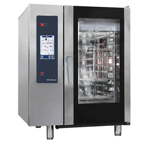 Four Mixte à Gaz à Vapeur Avec Chauffe-Eau Et Système De Nettoyage Automatique, 10X Gn 2/1, AIC0042/F