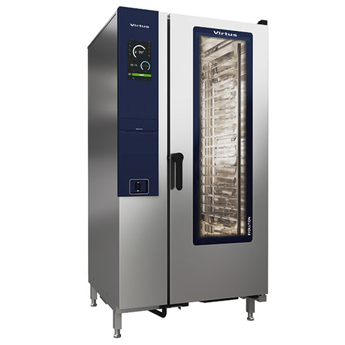 Four Mixte à Gaz à Vapeur Avec Chauffe-Eau Et Système De Nettoyage Automatique, 20X Gn 1/1, AIC0044/FN