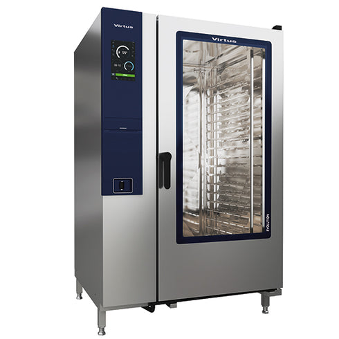 Four Mixte à Gaz à Vapeur Avec Chauffe-Eau Et Système De Nettoyage Automatique, 20X Gn 2/1, AIC0046/FN