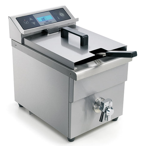Friteuse à Induction Avec Robinet De Vidange, Capacité D'Huile 8 Litres, AMZ0042