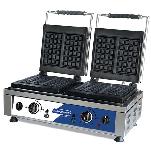 Gaufrier Double Type "Bruxelles", Plaques Fixes, AQZ0002/E