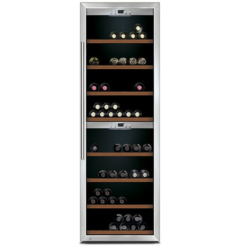 Présentoir Réfrigéré Pour Vins Avec 2 Températures, 180 Bouteilles, +5°/+20°C, BFE0036