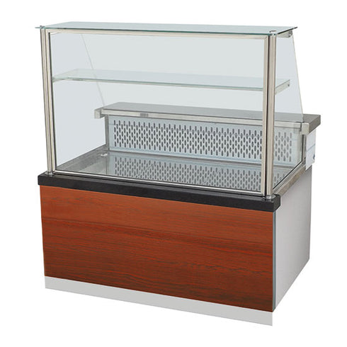 Comptoir Réfrigéré Statique Avec Étagère Et Vitre Vertical, +0°/+4°C, L=1000 Mm, BGB0280