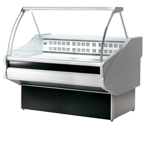 Vitrine Réfrgérée Ventilé 2500 Mm Avec Vitre Curbe, +3°/+5°C, BGB0318