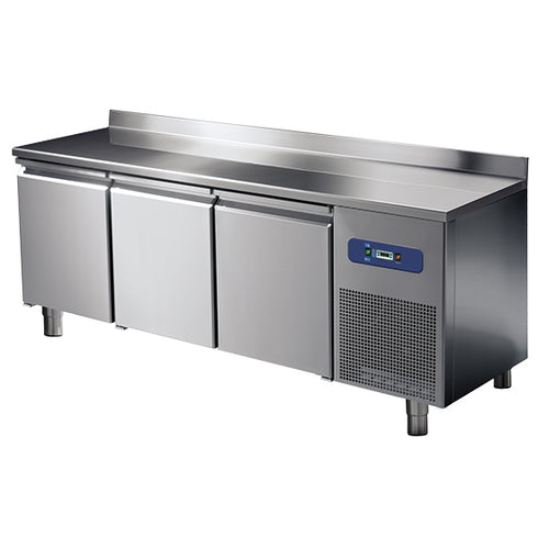 Table Congélateur 600 Mm Avec 3 Portes Et Dosseret, -10°/-20°C, BNB0050/F