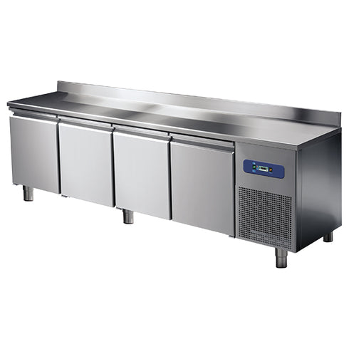 Table Congélateur 600 Mm Avec 4 Portes Et Dosseret, -10°/-20°C, BNB0051/F