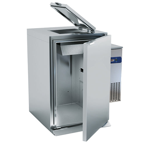Refroidisseur De Déchets, 1X 120/ 240 Litres, Avec Groupe à Droite Et Kit D'Hiver, BWRU11301/F