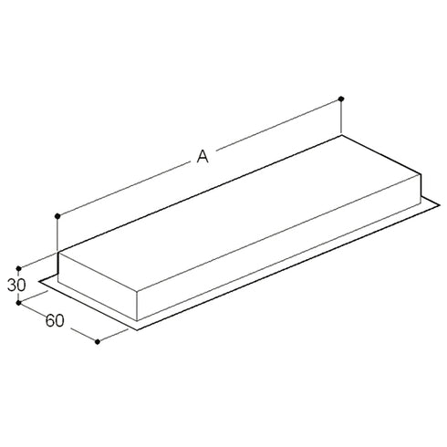 Collecteur Pour Double Aspiration 2900 Mm Pour Hotte 4000 Mm, C200