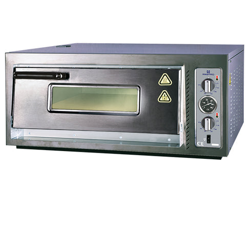 Four à Pizza Électrique Pour 4 Pizzas Ø34 Cm, Contrôle Mechanique, CAB0110/E