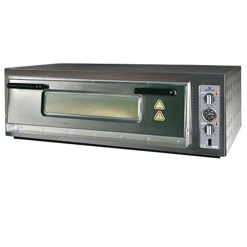 Four à Pizza Électrique Pour 9 Pizzas Ø30 Cm, Contrôle Mechanique, CAB0114
