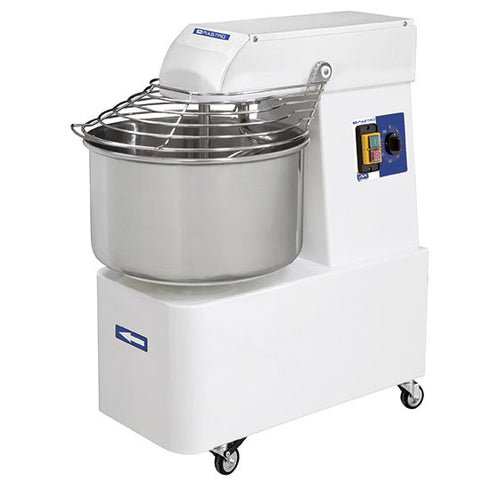 Pétrin à Spirale Sur Roues, 48 Kg/60 Litres, 2 Vitesses, Avec Minuteur, CBD0008/P