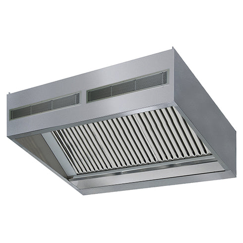 Hotte Murale Cubique Induction Avec Éclairage Intégré, 3200X1300 Mm, DAC0022