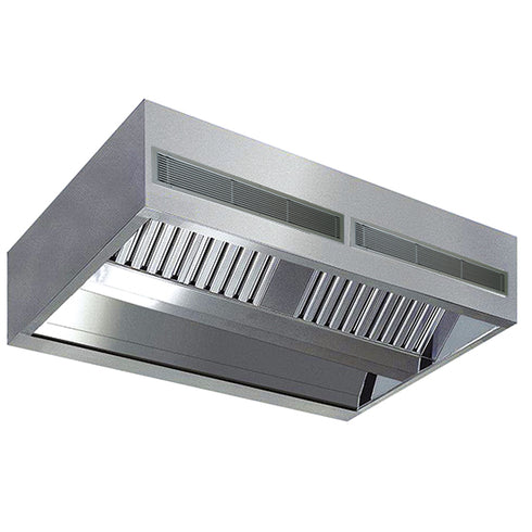 Hotte Centrale Cubique Induction Avec Éclairage Intégré, 4000X2200 Mm, DAC0050