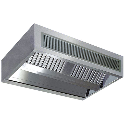 Hotte Centrale Cubique Induction Avec Éclairage Intégré, 2400X2200 Mm, DAC0051