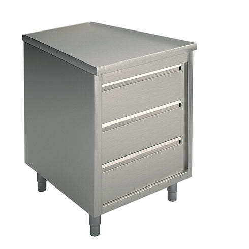 Bloc De 3 Tiroirs Gn 1/1, 500X700 Mm, DTC3705