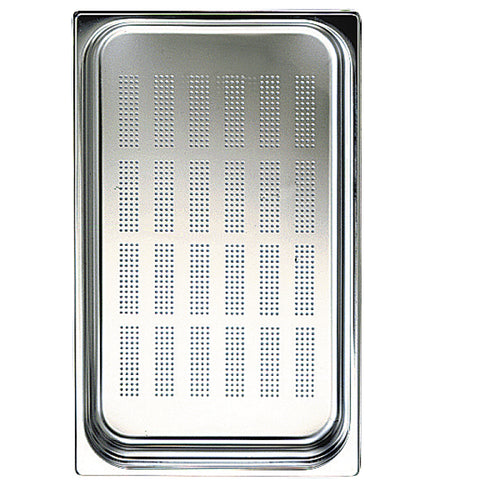 Bac Gn Perforé En Inox, Gn 1/1 H=100 Mm, FAA0049
