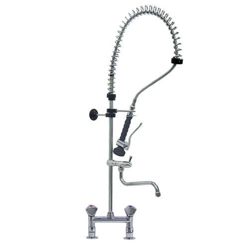Douche Vaisselle Sur Mélangeur 2 Trous Avec Bec Pivotant, Raccord 1/2", GDZ0012/G