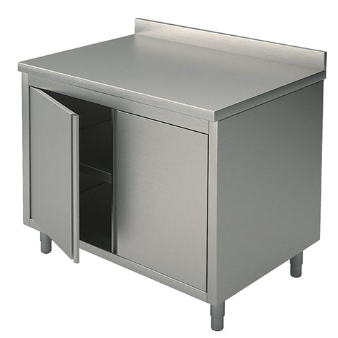 Table Armoire Basse Neutre Avec Portes Battantes, Avec Dosseret, 800X700 Mm, HCA0057