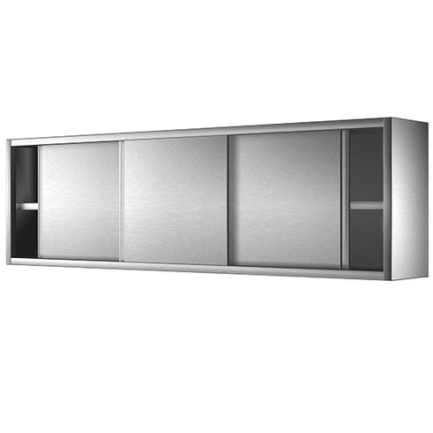 Armoire Murale Avec Portes Coulissantes Et Étagère Intermédiaire, 2000X400 Mm, HCC1017