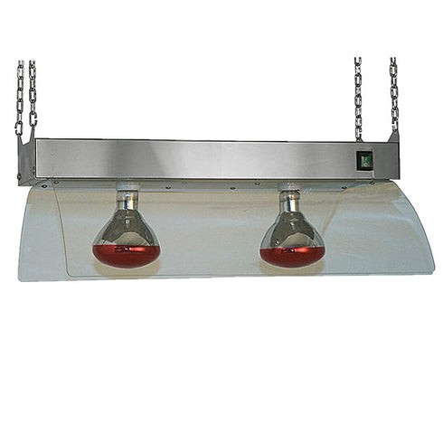 Lampes Infrarouges Sur Châssis Suspendu En Inox, 2X Gn 1/1, ICE0001