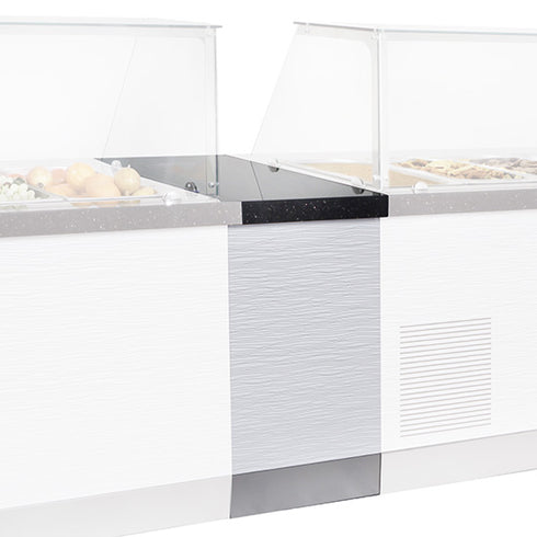 Élément Neutre Pour Tables De Préparation Réfrigérées/Chauffées, L=510 Mm, Profondeur 800/930 Mm, IEB0005