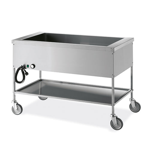 Chariot Bain-Marie Avec 1 Bac 3X Gn 1/1 H=200 Mm, IFD0007