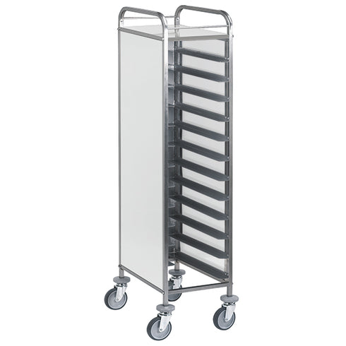 Chariot Pour Plaques Gn Fermé Sur 3 Cotés, 12X Gn 1/1 H=110 Mm, IFI0029/W