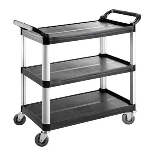 Chariot Multiservice En Plastique Avec 3 Niveaux, 520X960 Mm, IFI0034