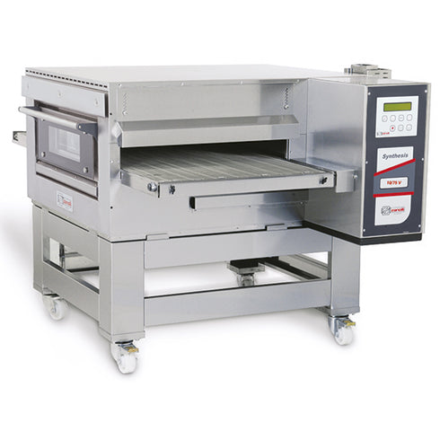 Four à Tunnel Ventilé Électrique Avec Supporto Sur Roues, Digital, Max 220 Pizzas/H, SY1280VE