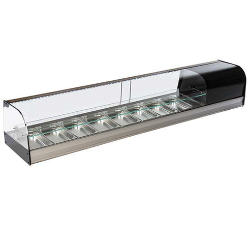Presentoir Réfrigérée Pour Tapas Avec 2 Niveaux, 8X Gn 1/3, TPFR8IA2S