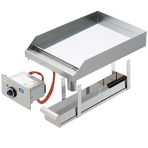 Plaque Grillades Électrique Intégrée, Plaque Chromée Lisse, VI6540FTECRD