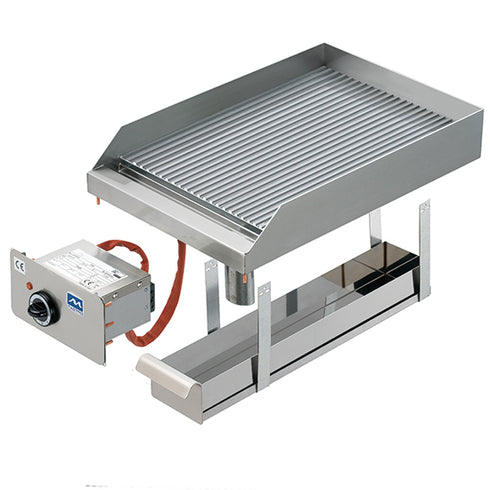 Plaque Grillades Électrique Intégrée, Plaque Rainurée, VI6540FTRED