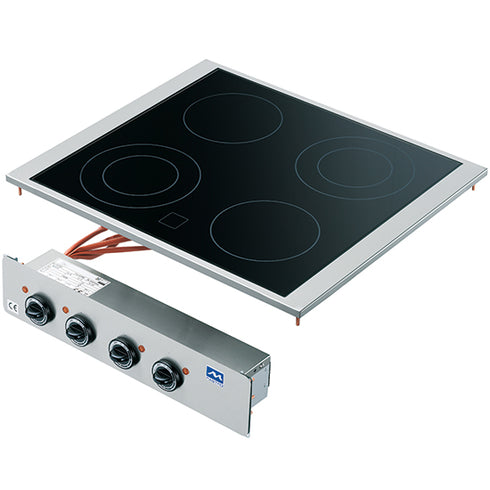 Plan De Cuisson Électrique En Vitrocéramique Intégré, 4 Plaques, VI6570PVED