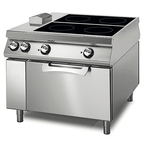 Plaque Vitroceramique Avec 4 Plaques Sur Four Électrique Statique, Contrôle Sur Deux Côtès, VS110100CFVE