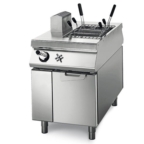 Cuisseur à Pâtes Gaz Sur Coffre Avec Portes, 1 Bac Gn 1/1 - 40 Litres, VS11060CPGS
