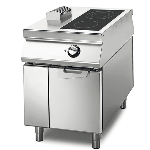 Plaque Induction Avec 2 Plaques Sur Coffre Avec Portes, Tableau De Contrôle Sur Deux Côtès, VS11060IND