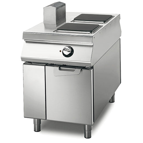 Cuisinière Électrique Avec 2 Plaques Sur Coffre Avec Portes, Tableau De Contrôle Sur Deux Côtès, VS11060PCE