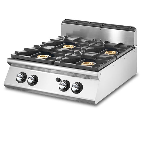 Cuisinière Gaz, Top, 4 Brûleurs, VS7080PCGT