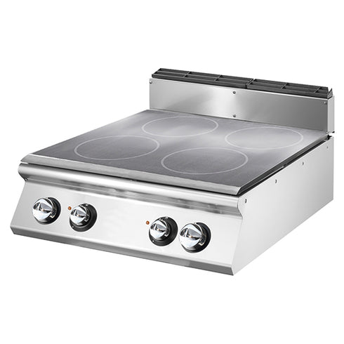 Plaque Coup De Feu Électrique, Top, 4 Zones De Cuisson, VS7080TPET