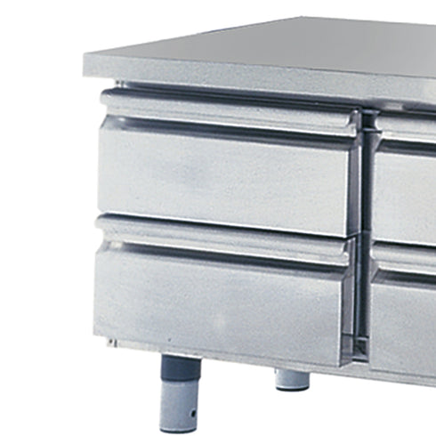 Kit De Tiroirs 2X 1/2 Pour Soubassements Réfrigérés, H=100 Mm, Z/CU12F