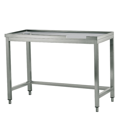 Table De Triage Gauche Avec Trou, Pour Machines Avec Sortie à Droite, L=1600 Mm, Z/TCS1600